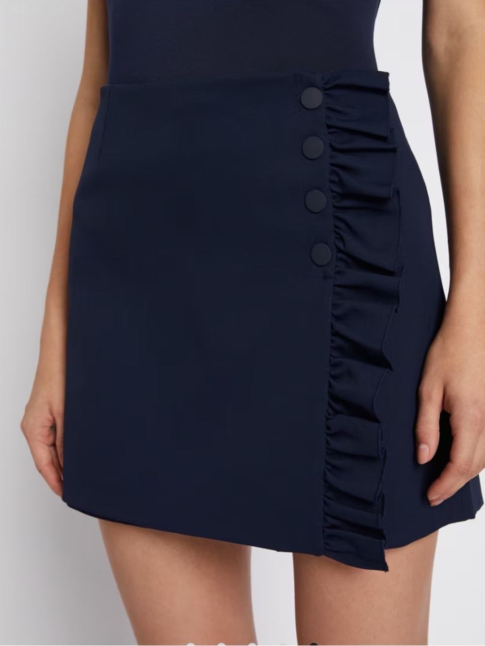 Tory Burch tech twill golf skort navy